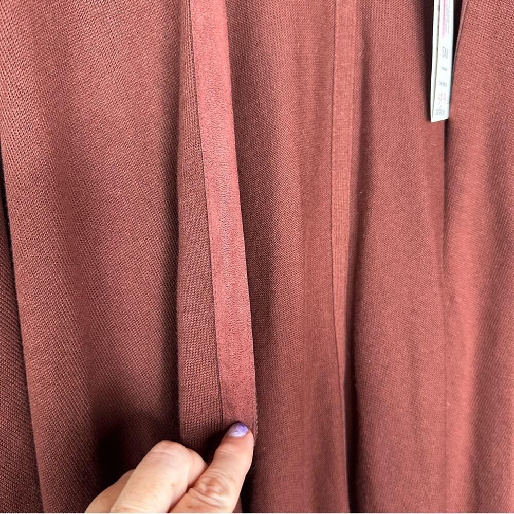 Open Wrap Duster Ruana Rustic Covering - COPPER - Picture 6 of 9